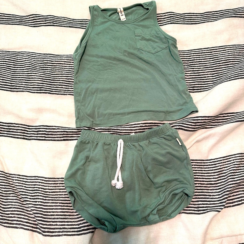 Babysprouts tank and shorts set